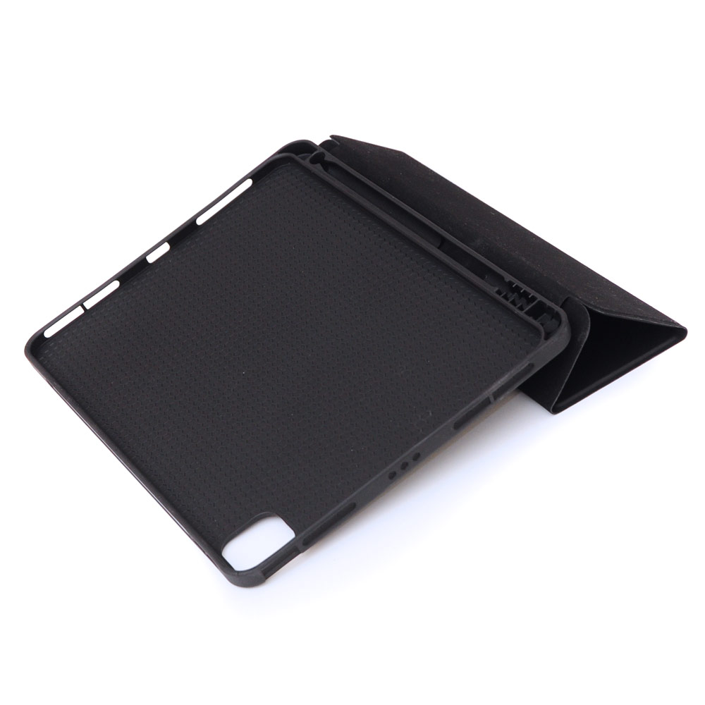 Picture of Apple iPad Air 10.9 2020 Case | Wiwu Smart Folio Protection Flip and Standable Case with Integrated Pencil Holder for Apple iPad Pro 11 3rd Gen 2021 2nd Gen 2020 iPad Air 10.9 4th Gen 2020 (Black)