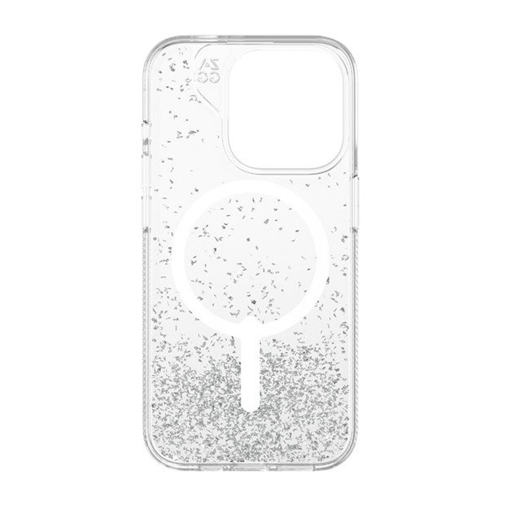 Picture of Apple iPhone 15 Pro Max 6.7 Case | Zagg Essential Sparkling Glitter Snap Magnetic Drop Protection Case for iPhone 15 Pro Max 6.7 (Matte)
