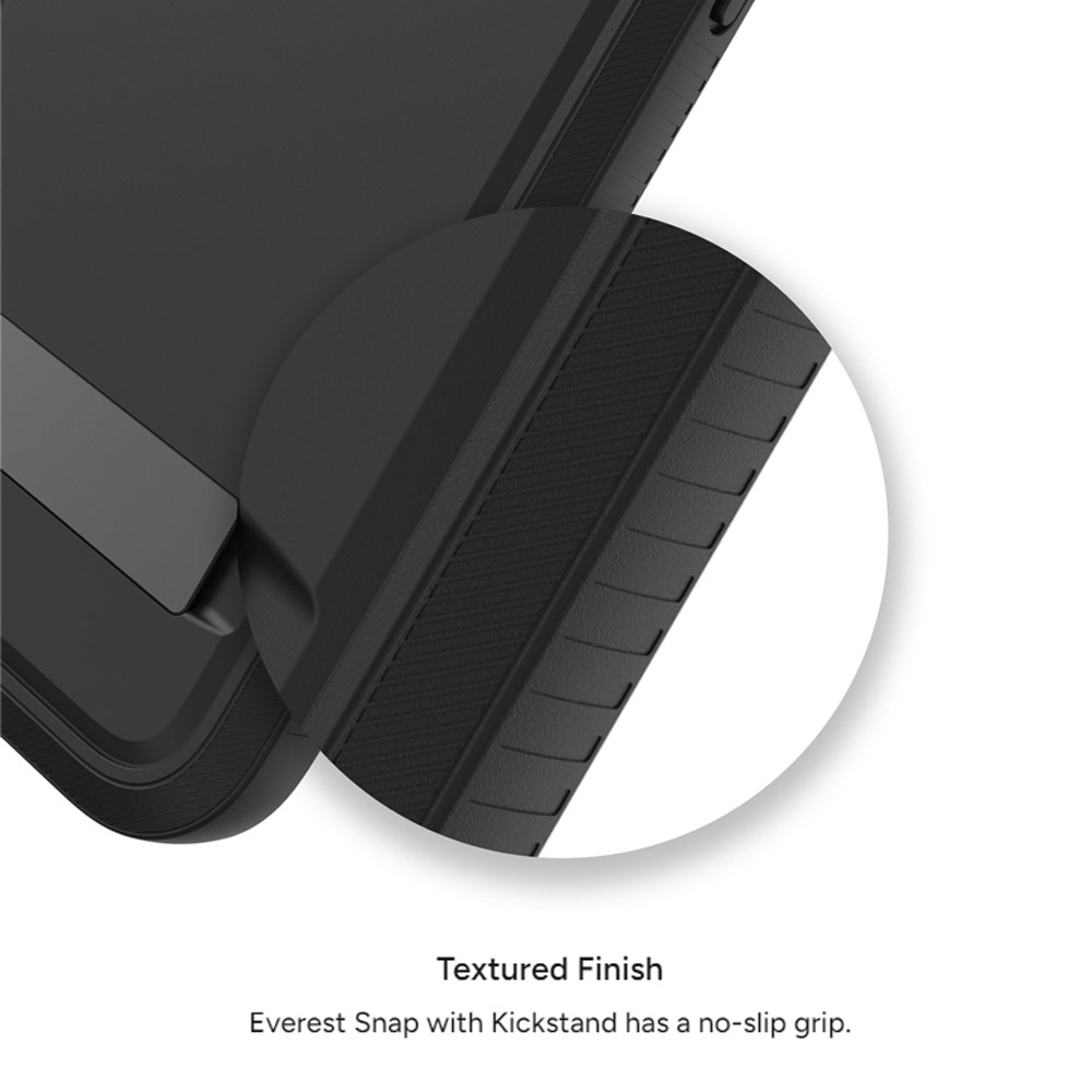 Picture of Apple iPhone 15 Pro Max 6.7 Case | Zagg Everest Snap Extreme Magnetic Non Slip Drop Protection Case with Kickstand for iPhone 15 Pro Max 6.7 (Gray)