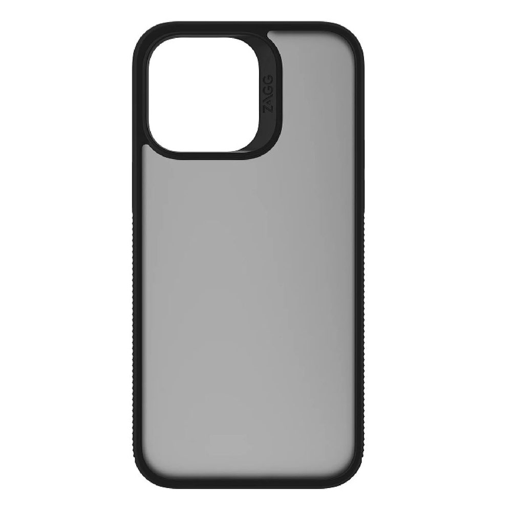Picture of Apple iPhone 14 Pro Max 6.7 Case | Zagg Hampton Slim Design Improved Grip Drop Protection Anti Finger Print Case for iPhone 14 Pro Max 6.7 (Matte Black Tint)