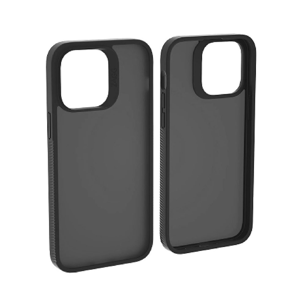 Picture of Apple iPhone 14 Pro Max 6.7 Case | Zagg Hampton Slim Design Improved Grip Drop Protection Anti Finger Print Case for iPhone 14 Pro Max 6.7 (Matte Black Tint)