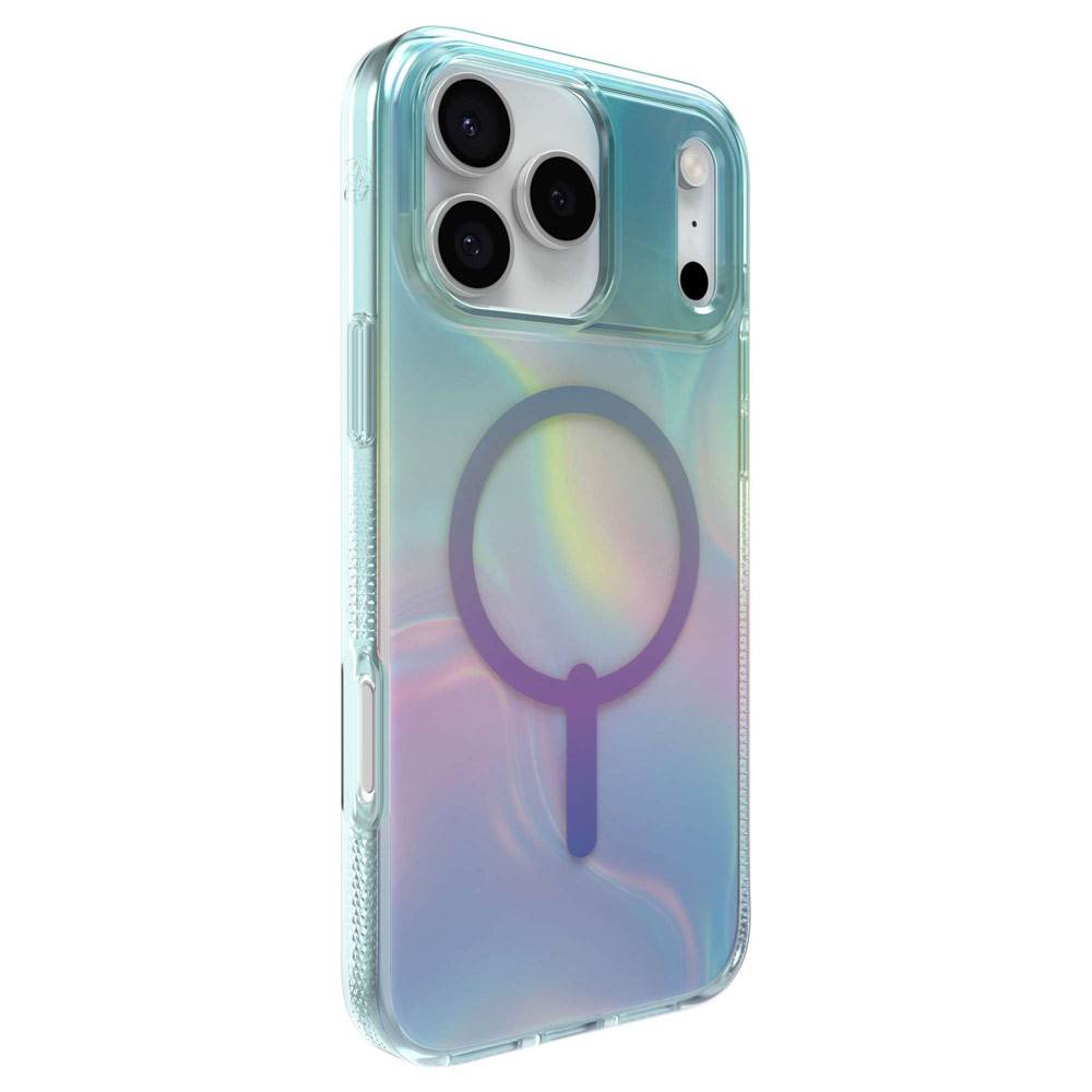 Picture of Apple iPhone 17 Pro 6.3 Case | Zagg Milan Snap Magnetic Drop Protection Case for iPhone 17 Pro 6.3 (Iridescent Light)