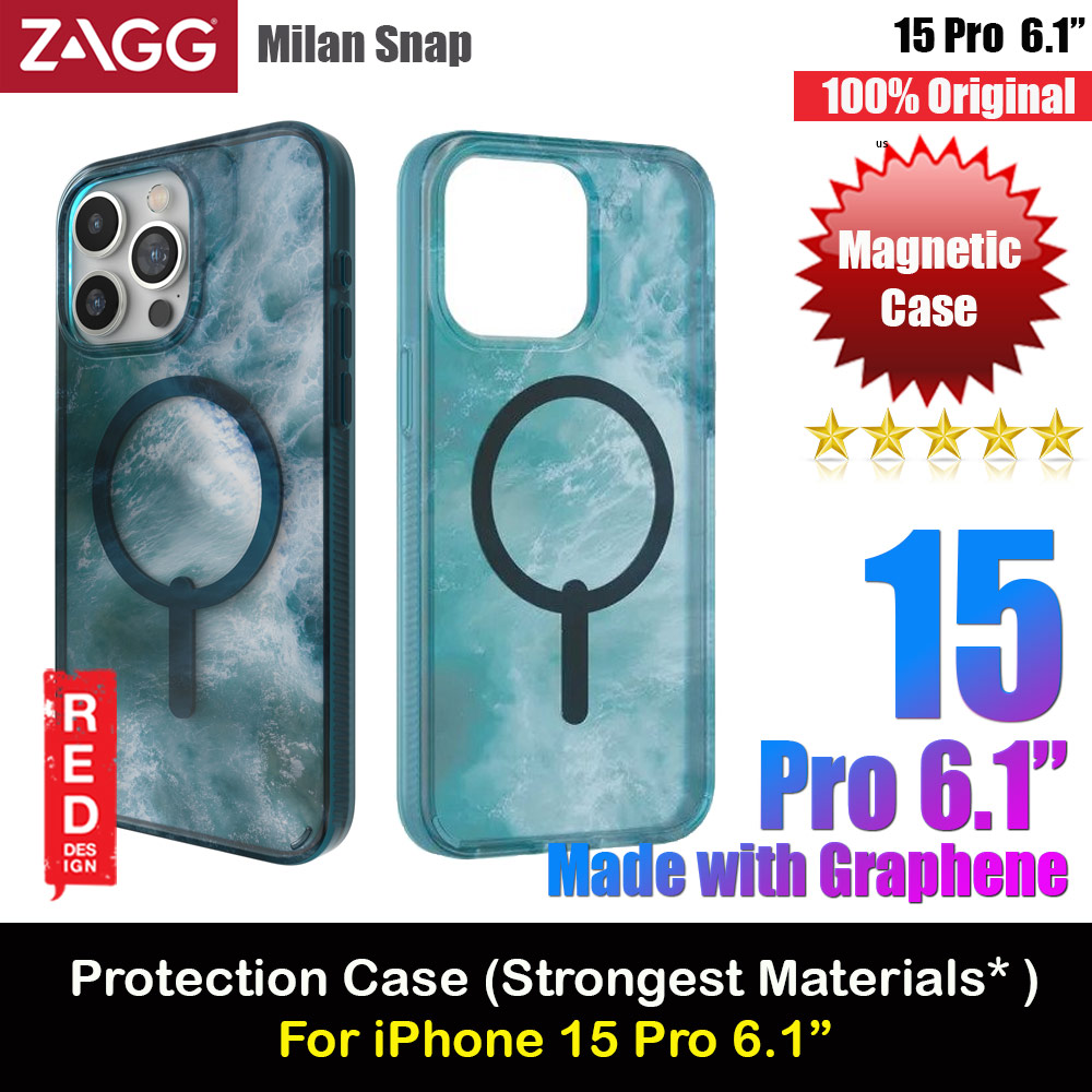 Picture of Zagg Milan Snap Magnetic Drop Protection Case for iPhone 15 Pro 6.1 (Oceon) Apple iPhone 15 Pro 6.1- Apple iPhone 15 Pro 6.1 Cases, Apple iPhone 15 Pro 6.1 Covers, iPad Cases and a wide selection of Apple iPhone 15 Pro 6.1 Accessories in Malaysia, Sabah, Sarawak and Singapore 