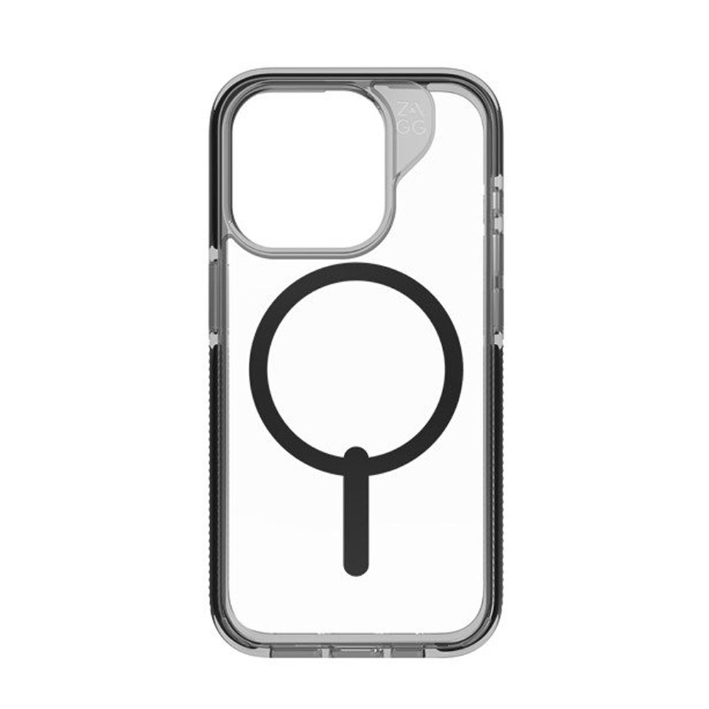 Picture of Apple iPhone 15 Pro Max 6.7 Case | Zagg Santa Cruz Snap Magnetic Slim Lightweight Non Slip Drop Protection Case for iPhone 15 Pro Max 6.7 (Black)